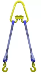 Строп текстильный двухветвевой 2СТ 5 т L=4.5 м SF6 100 мм Звено РТ-3