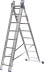 Лестница ЗУБР универсальная, трехсекционная со стабилизатором, 8 ступеней 38831-08 купить в Тобольске