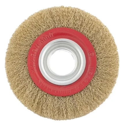 Щетка для точила 175 мм посадка 32 мм плоская латунированная витая проволока MTX 74661 купить в Тобольске