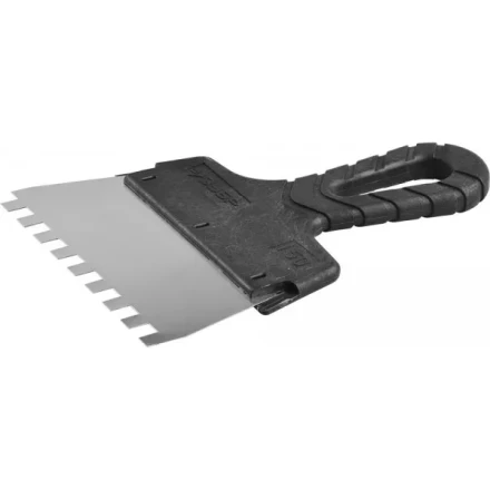 Шпатель ЗУБР &quot;МАСТЕР&quot; ФАСАДНЫЙ, нержавеющее полотно, 150мм, зуб 8х8мм 10078-15-08 купить в Тобольске