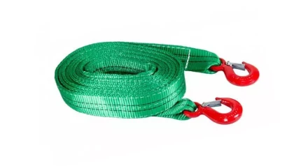 Буксир текстильный ленточный TOR БТЛ 6,0 т 8,0 м (крюк-крюк) 1048810 купить в Тобольске