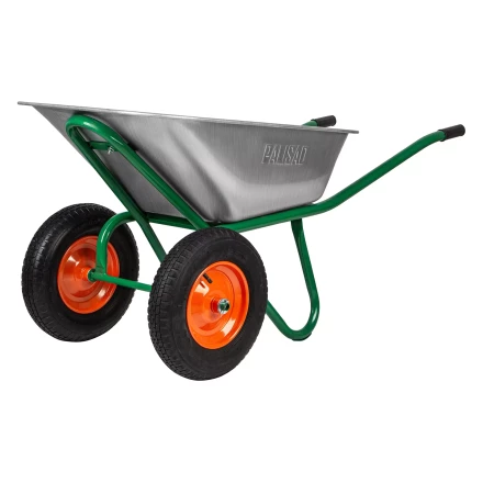 Тачка садово-строительная Palisad 689860, 2-х колесная, усиленная, грузоподъемность 320 кг, объем 100 л купить в Тобольске