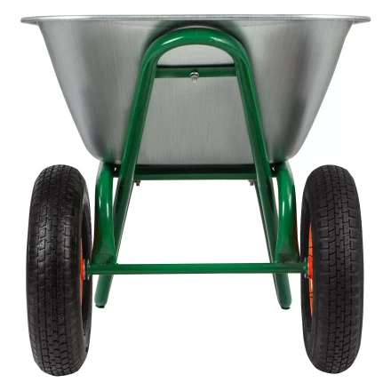 Тачка садово-строительная Palisad 689860, 2-х колесная, усиленная, грузоподъемность 320 кг, объем 100 л купить в Тобольске