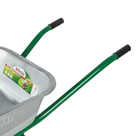 Тачка садово-строительная Palisad 689860, 2-х колесная, усиленная, грузоподъемность 320 кг, объем 100 л купить в Тобольске