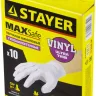 Перчатки STAYER "MASTER" виниловые экстратонкие, M, 10шт 11208-M купить в Тобольске
