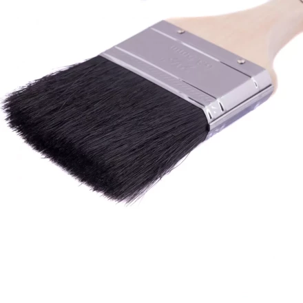 Кисть плоская натуральная черная щетина деревянная ручка размер 2,5 Mtx 82636 купить в Тобольске