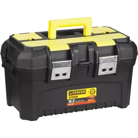 Ящик для инструмента &quot;TITAN-16&quot; пластиковый, STAYER 38016-16 купить в Тобольске