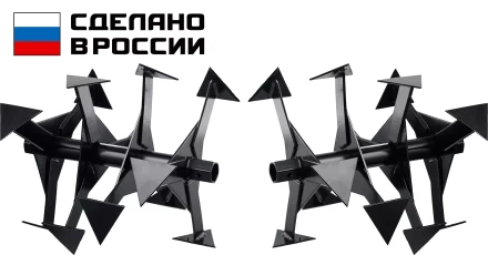 ЗУБР Ф-2, НЕХ 32, фрезы гусиные лапки для мотоблоков (707108-2) купить в Тобольске