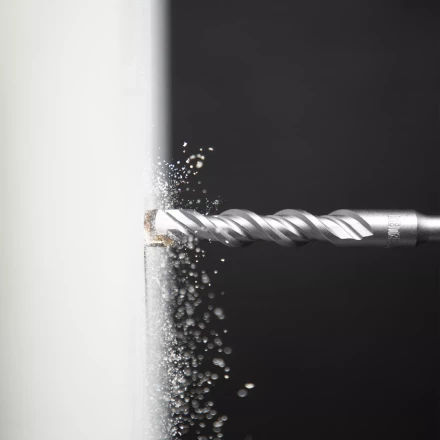 Бур по бетону Denzel, 16 x 160 мм ,двойная спираль, три пылеотводящие кромки, 705036 купить в Тобольске