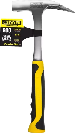 Молоток КРОВЕЛЬЩИКА STRIKE 600г цельнометаллический, STAYER Professional 20205 20205 купить в Тобольске