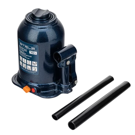 Домкрат гидравлический бутылочный телескопический Stels 51151, 10 т, подъем 180-430 мм купить в Тобольске