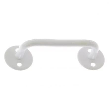 Ручка-скоба РС-80-3 белая 5штук  Металлист Россия 91590 купить в Тобольске