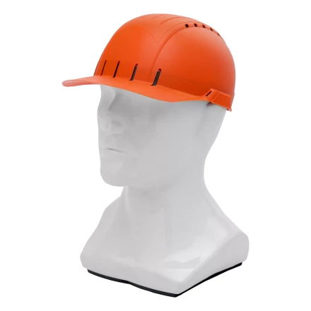 Каскетка защитная &quot;Стиль&quot;, пластиковая, оранжевая Сибртех 89169 купить в Тобольске