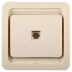 Розетка СВЕТОЗАР &quot;ГАММА&quot; телефонная одинарная, цвет бежевый SV-54117-B купить в Тобольске