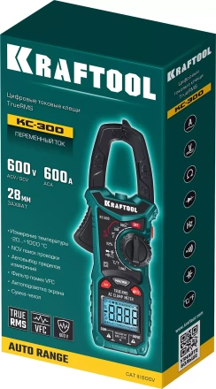 Токовые клещи цифровые  KC-300 59832 купить в Тобольске