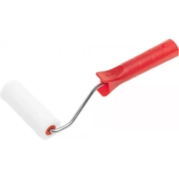 Мини-валик ЗУБР &quot;МАСТЕР&quot; &quot;ПОРОЛОН&quot; мелкий, ролик с ручкой, ручка 6мм, d=35 (втулка 15)/100мм 03538-10