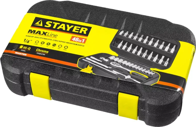 Набор слесарно-монтажного инструмента STAYER "MASTER", 46 предметов 27760-H46 купить в Тобольске