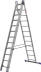 Лестницы алюминиевые трехсекционные серия ЭКСПЕРТ купить в Тобольске