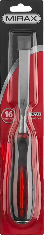 Стамеска MIRAX с двухкомпонентной прозрачной рукояткой, 16мм 1810-16 купить в Тобольске