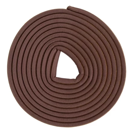 Уплотнитель резиновый, 6 м, профиль &quot;P&quot;, коричневый Сибртех 88918 купить в Тобольске